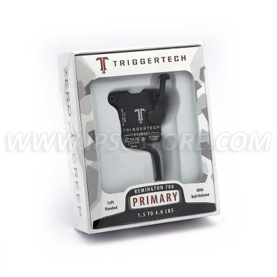 Disparador TriggerTech Rem700 Primary Negro Plano, Izq.