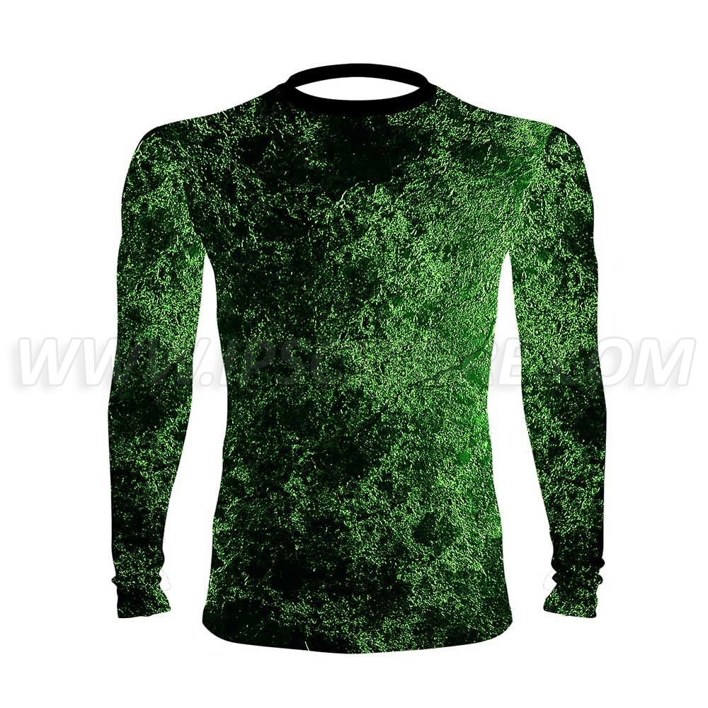 (Draft)DED Competition Long Sleeve Compression T-Shirt - Green