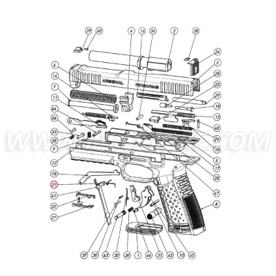 ARSENAL Firearms Trigger Bar Spring