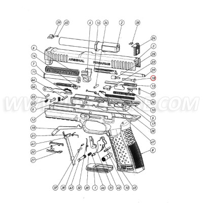 (Draft)ARSENAL Firearms Firing Pin Spring Pin