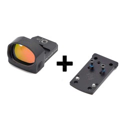 COMBO: Vector Optics Frenzy 1x20x28 SCRD-35 3MOA Red Dot Sight  + Red Dot Mount for Glock