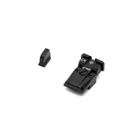 LPA SPR86CZ07 Adjustable Sight Set for CZ 75, 75B, 85, P07 Duty (For models with dovetail front sights)