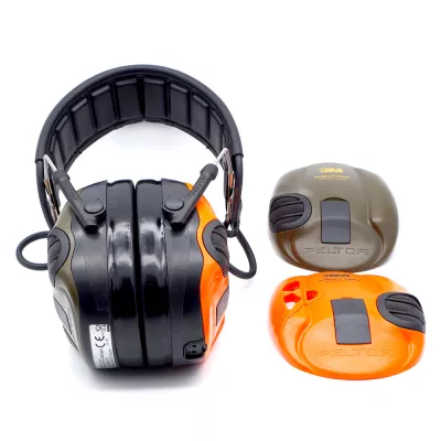 3M™ PELTOR™ SportTac™ Hearing protection Huntingfoldable headbet orange/green MT16H210F-478-GN