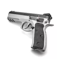 Eemann Tech Slide Stop with Thumb Rest for CZ 75 - GREY