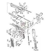 Muelle de Barra de Gatillo Eemann Tech para Beretta 92/96/98