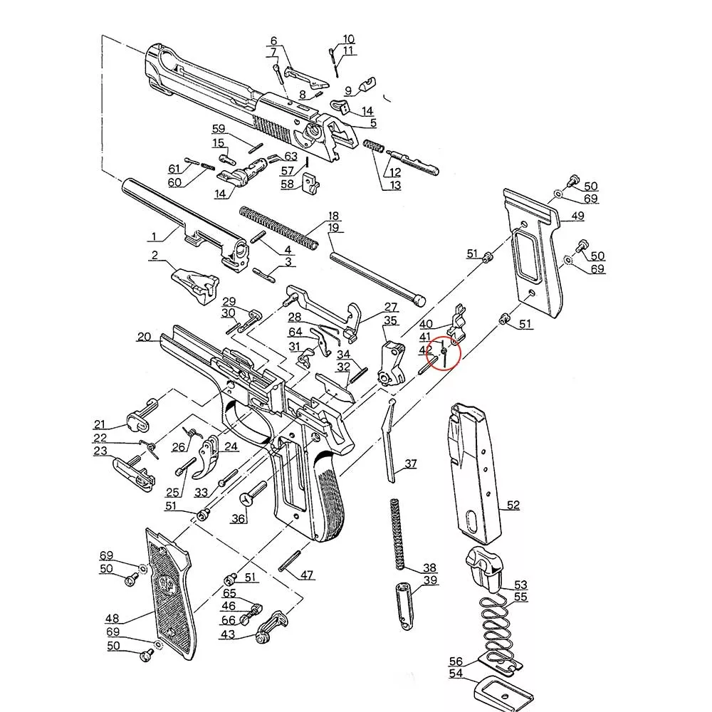 Mola do Sear Eemann Tech para Beretta 92/96/98