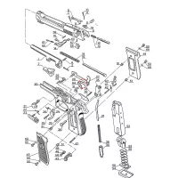 Ressort de barre de détente de compétition (-15%) Eemann Tech pour Beretta 92/96/98