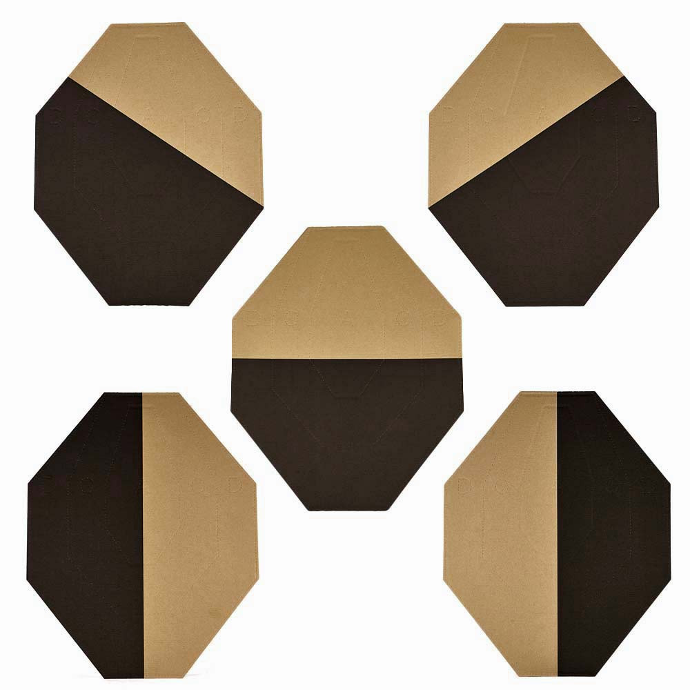 Cardboard IPSC Painted Target 50 Pcs./Pack