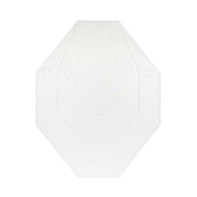 Alvo IPSC Pintado Lado BRANCO perfurado - 100 unid./Pacote