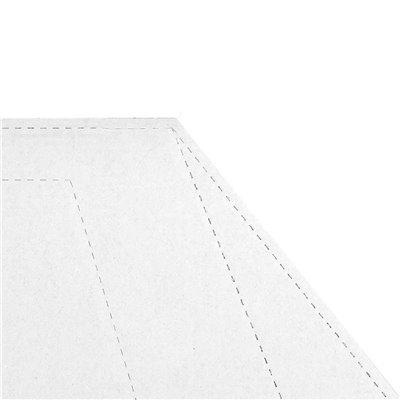 Cardboard IPSC Painted Target WHITE Side Perforated - 100 pcs./Pack