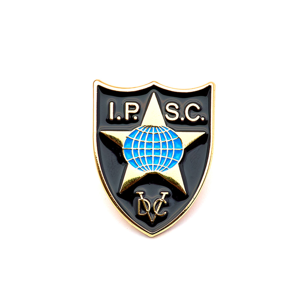 Alfinete de Lapela com Escudo IPSC 2,5cm