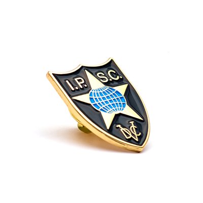 IPSC Shield Lapel Pin 2,5cm