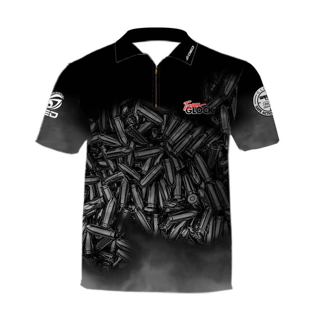 Camiseta DED Team Glock Negra