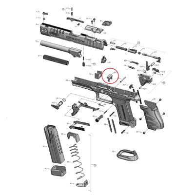 Bloque de Bloqueo Walther para Q5 Match SF