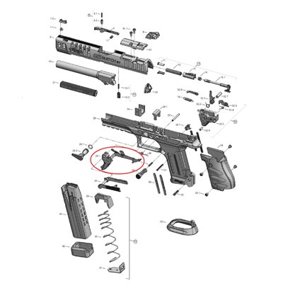 Walther SF Q5 Trigger Assembly