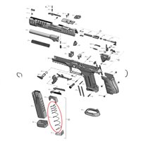 Walther Magazine Spring +2 for PPQ, P99, Q5 Match SF