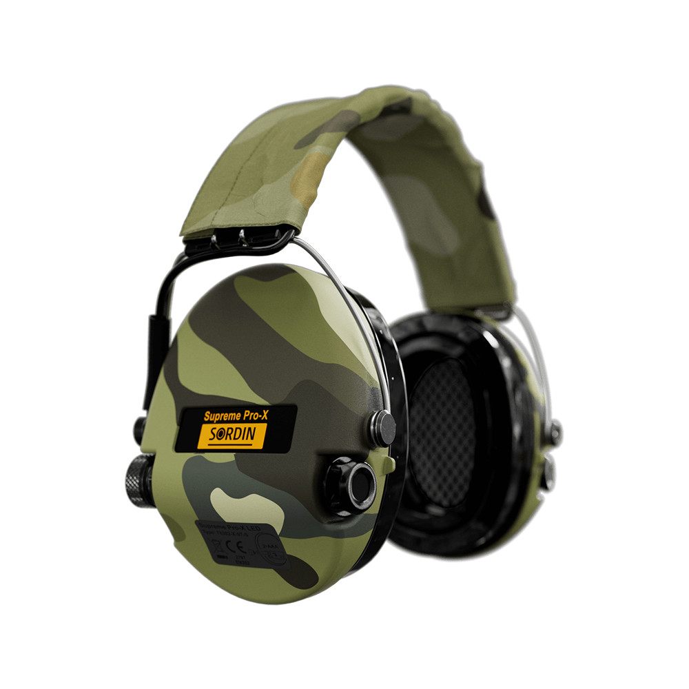 MSA Sordin Supreme Pro-X LED Diadema GEL - Camo/Camo