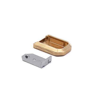 M-Arms Magazine BRASS Base Pad STD Magwell +1 Round