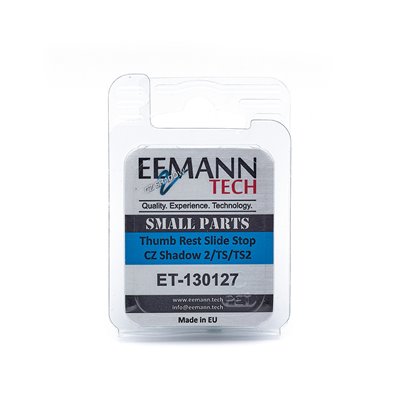 Apoyo de Dedo con Retenida de Corredera Eemann Tech para CZ Shadow 2/TS/TS2 - Negro