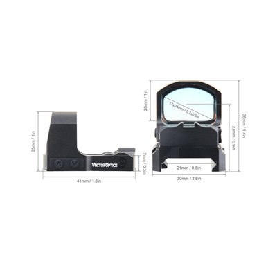 Vector Optics Frenzy-S 1x17x24 SCRD-62 SAS Battery Side Loading Red Dot Sight