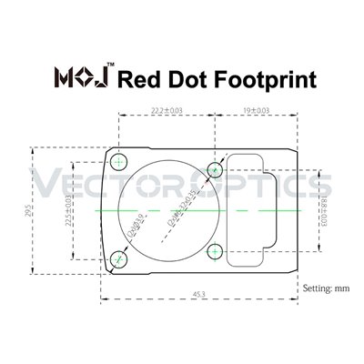 Punto Rojo Solar Vector Optics Frenzy-X 1x19x26 SCRD-SM64 MRS GenII Multi-Retículo