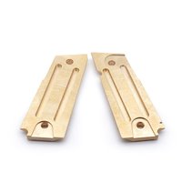 M-Arms BRASS Grips Monarch 2 for 1911 - Long