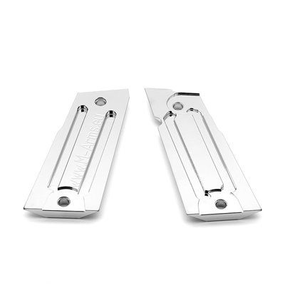 Cachas Cortas en  Latón Cromado M-Arms Monarch2  + Fannel para 1911