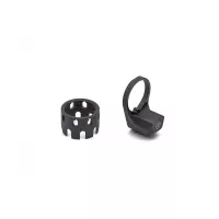 Strike Industries SI-AR-ECN&EEP-BK/AR Receiver Enhanced Castle Nut with Extended QD Endplate