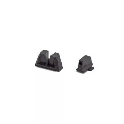 Strike Industries SI-P320-SIGHTS-SH/Strike Iron Front & Rear sights for SIG Sauer P320 - Suppressor Height/Steel