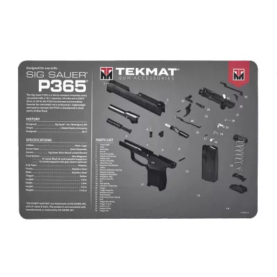 TEKMAT Sig Sauer P365 Gun Cleaning Mat