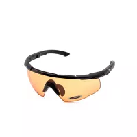 Wiley X Saber Advanced Safety Glasses - Grey & Light Rust Shields