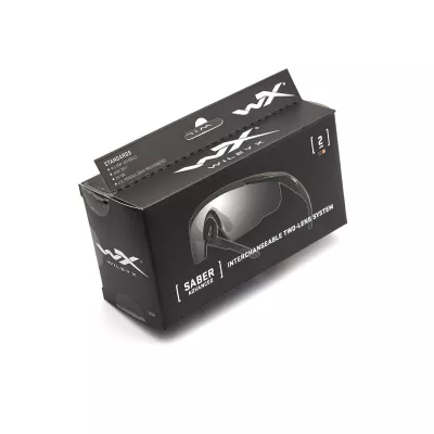 Wiley X Saber Advanced Safety Glasses - Grey & Light Rust Shields