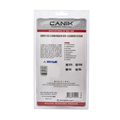 CANIK Compact Size 15 Round Magazine with +3 Aluminium Extension