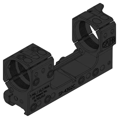 Spuhr SP-4302C Scope Mount Ø34 H38mm 3MIL PIC Gen3