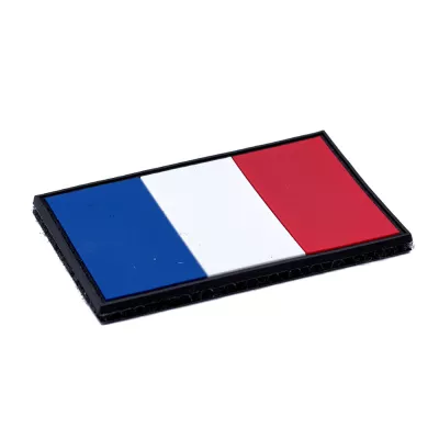 France Flag PVC Patch with...