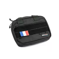 France Flag PVC Patch with Hook and Loop Fastener