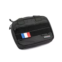 France Flag Embroidery Patch with Fastener Hook and Loop