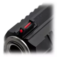 Eemann Tech Front Sight for CZ SHADOW 2 ORANGE, Checkered, with 1mm Fiber Optics Rod