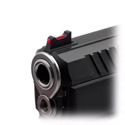 Eemann Tech Front Sight for CZ SHADOW 2/TS ORANGE, Checkered, with 1mm Fiber Optics Rod