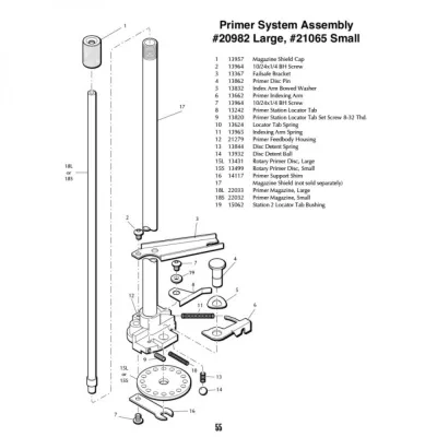 Dillon 13832 Index Arm Bowed Washer for XL650