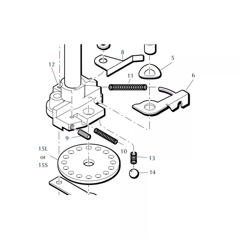 Dillon 13820 Priming System 8-32 x 3/8 Set Screw for XL650