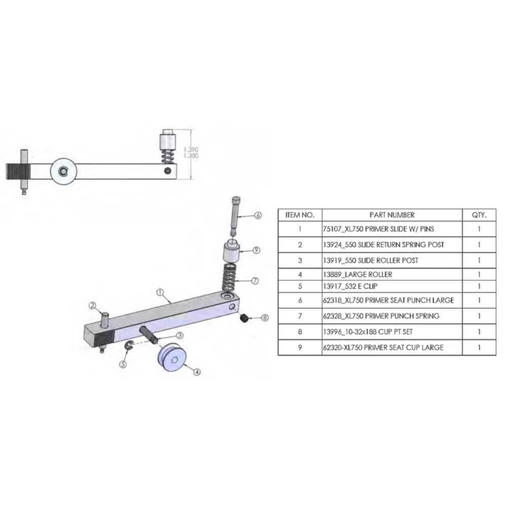 Dillon 13889 Primer Slide Roller for RL550 / XL750