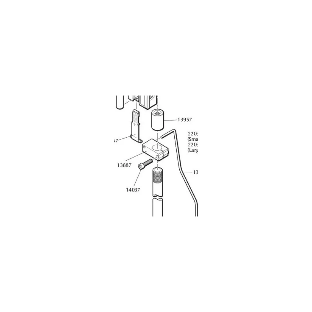 Dillon 13887 Operating Rod Bracket for RL550 / XL750