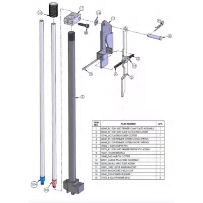 Dillon 66046 Actuating Lever Cotter for Super 1050 / RL1100