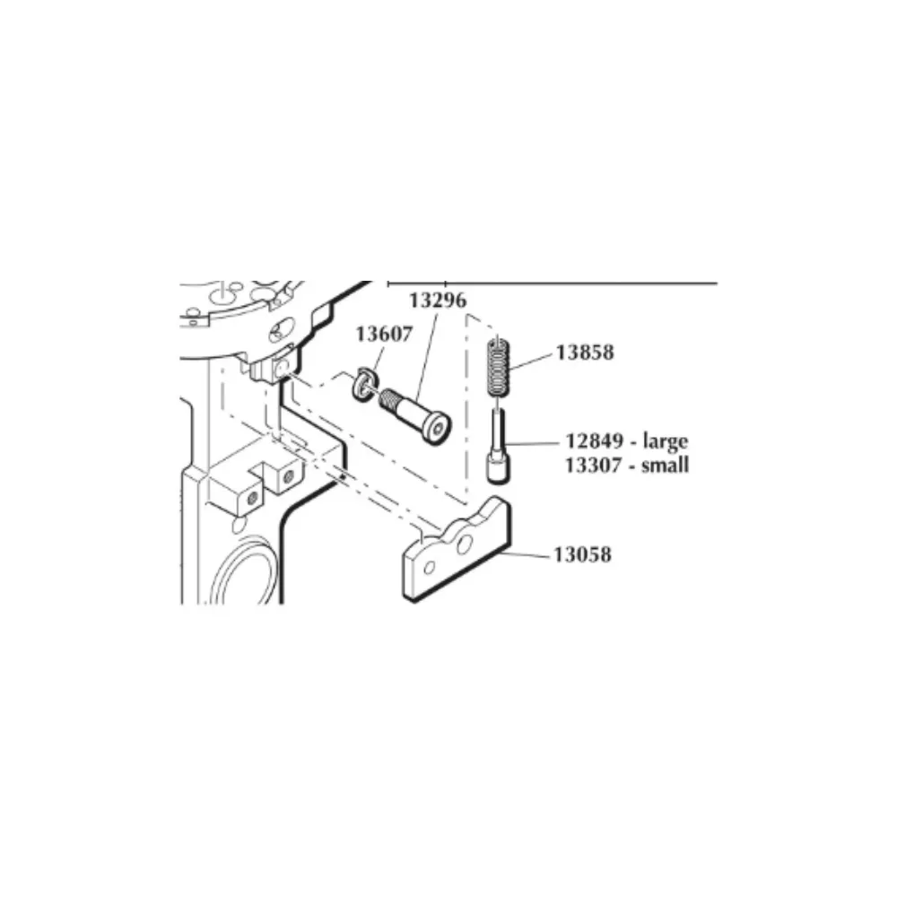 Dillon 13607 Rocker Bolt 3/8 Hi Lockwasher for Super 1050