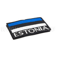 Estonian Flag Velcro Patch, Hook-and-Loop